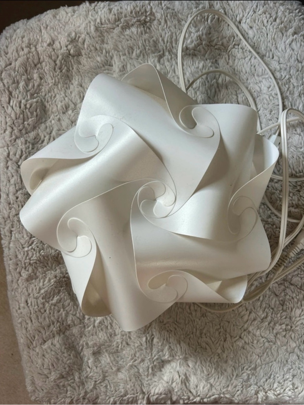 White hanging accent light